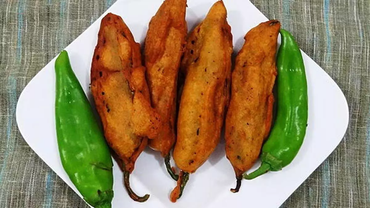 Chilli के पकौड़े रेसिपी