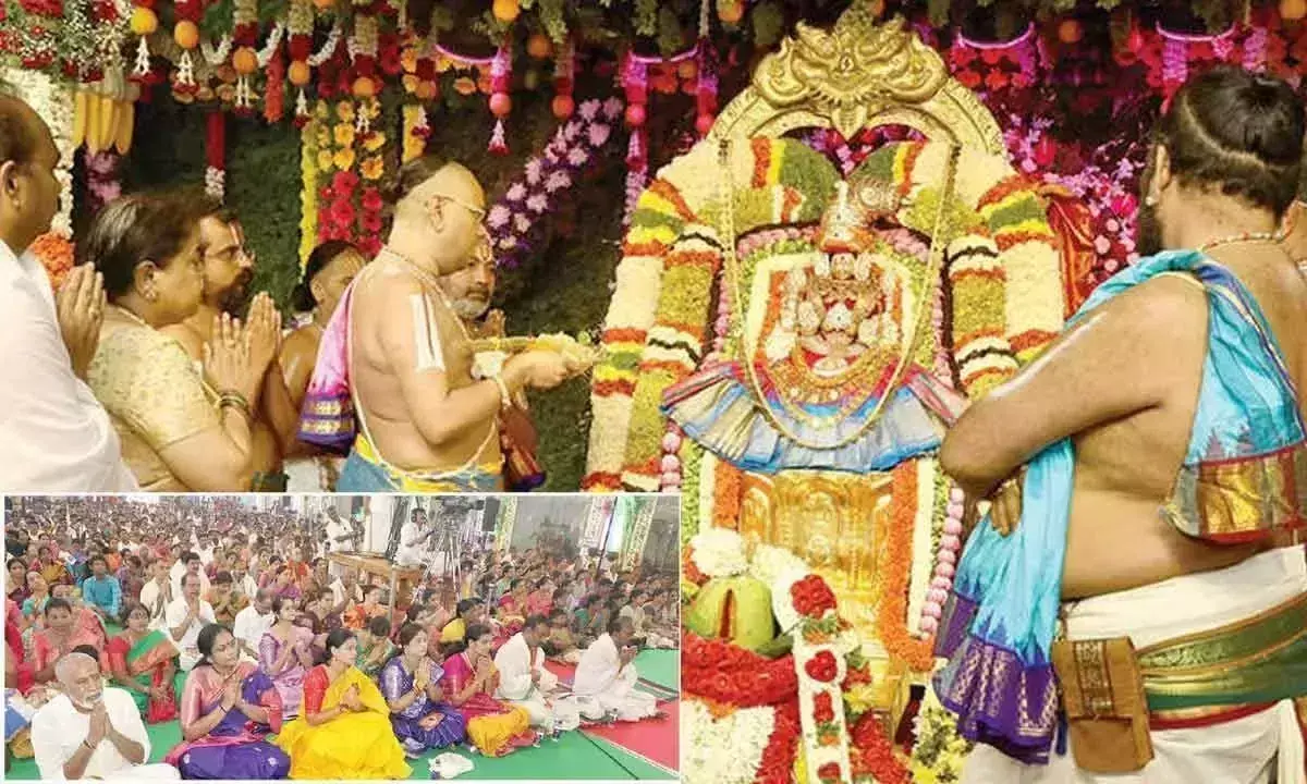 Tiruchanur में वरलक्ष्मी व्रत के अवसर पर भक्तिमय उत्साह