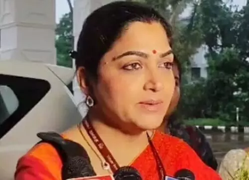 अभिनेता विजय की पार्टी के साथ गठबंधन पर नेता फैसला लेंगे: Khushboo Sundar