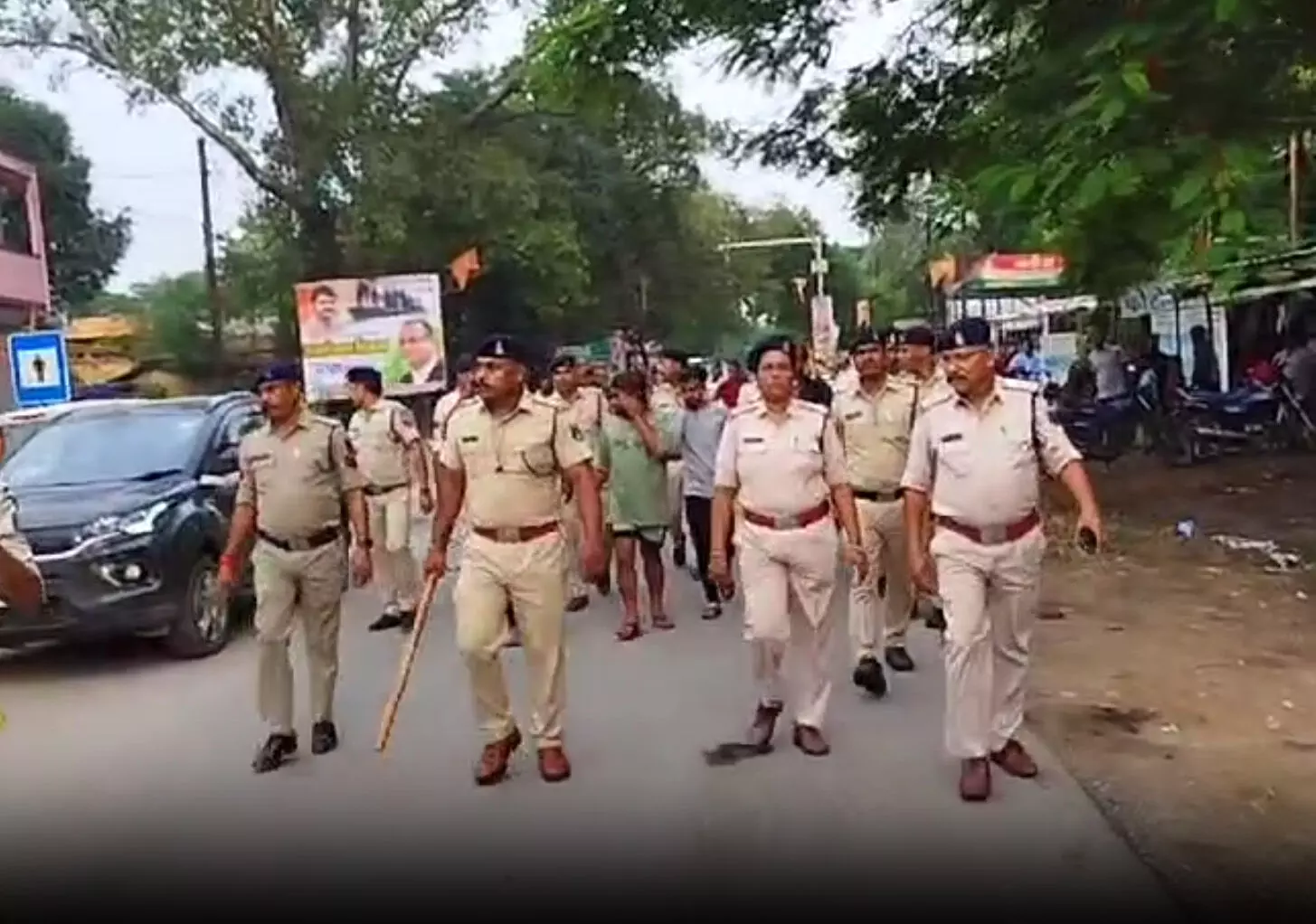 CG NEWS: शांतनु सांडे का पुलिस ने निकाला जुलूस, देखें VIDEO...