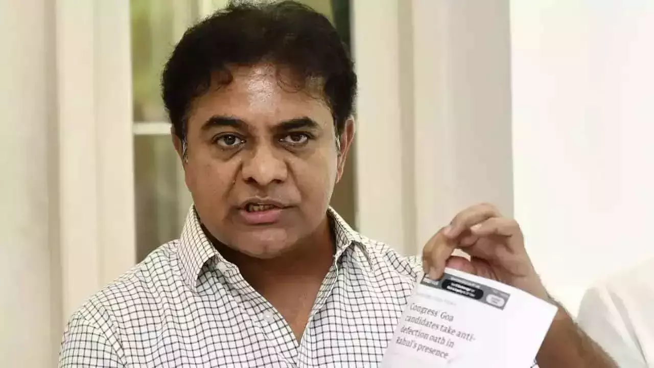 KTR ने राहुल गांधी से केए में वाल्मिकी घोटाले पर जवाब देने की मांग की