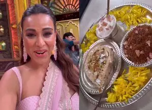 Nia Sharma ने बनाई जन्माष्टमी स्पेशल थाली