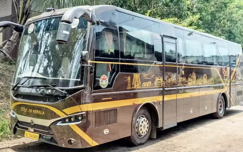 KSRTC कार्यशाला में धूल खा रही