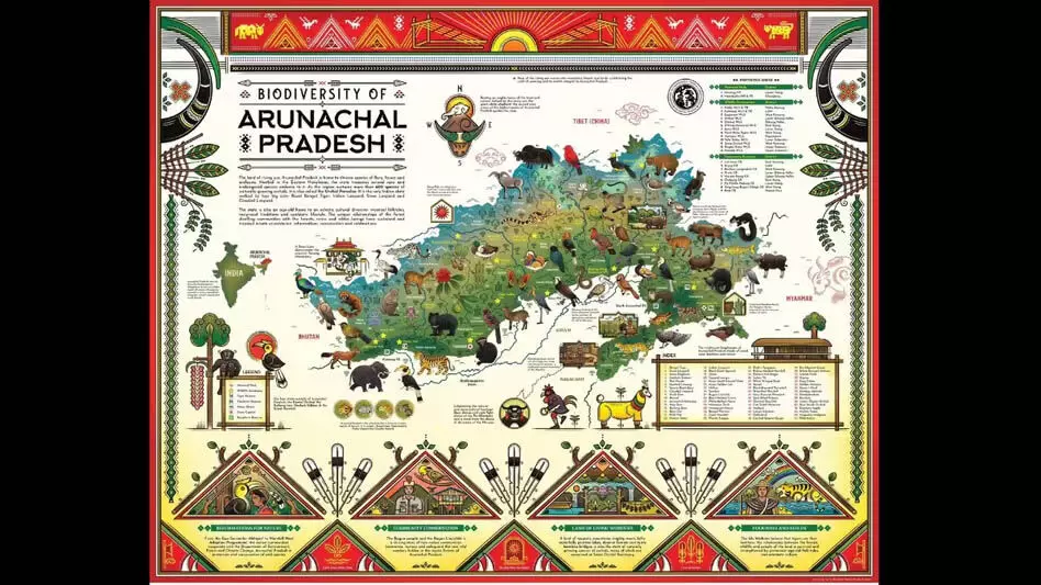 Arunachal ने व्यापक राज्य जैव विविधता मानचित्र जारी किया