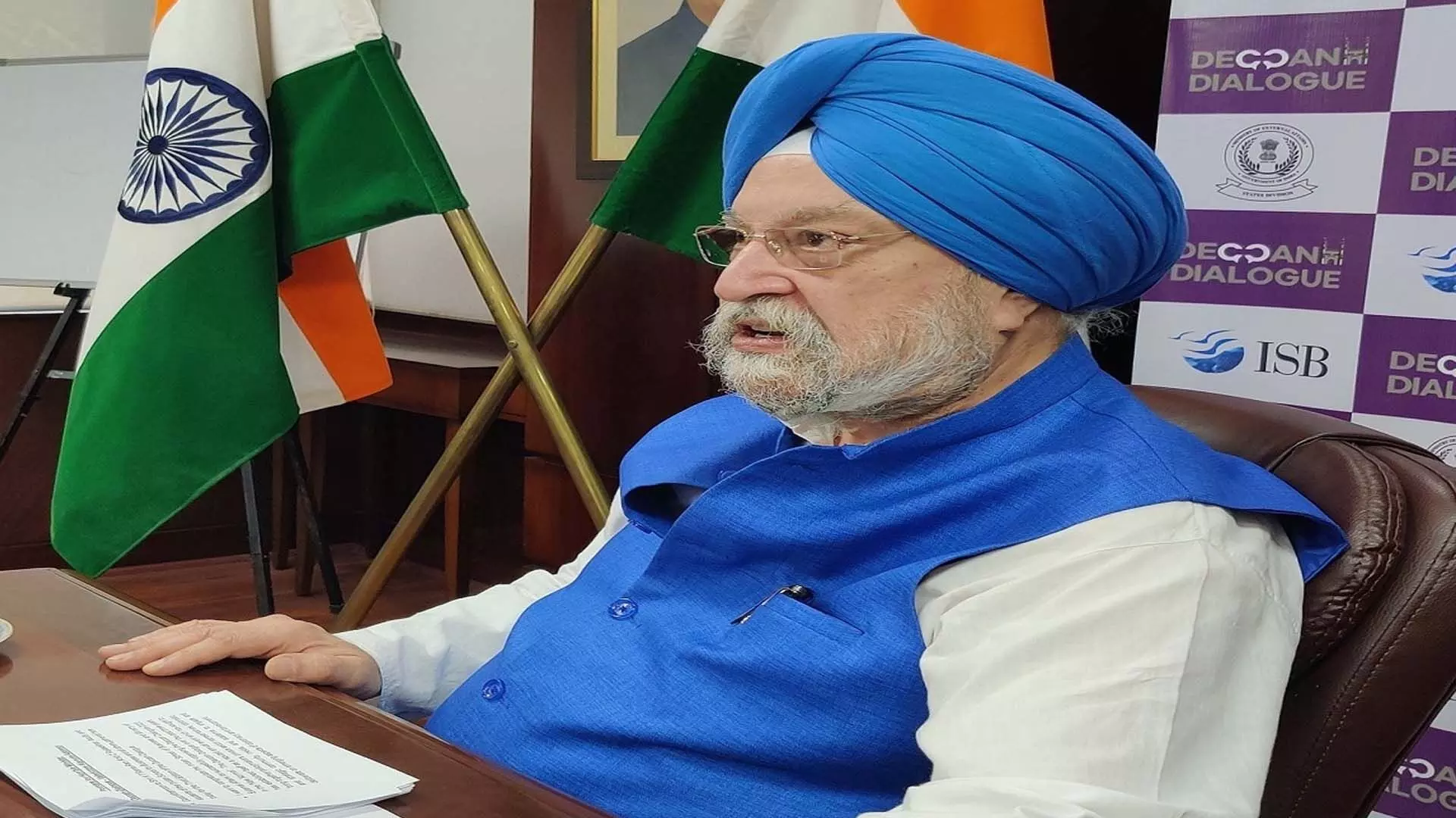 इथेनॉल मिश्रण दस वर्षों में 1.53% से बढ़कर 15% हो गया: Hardeep Puri