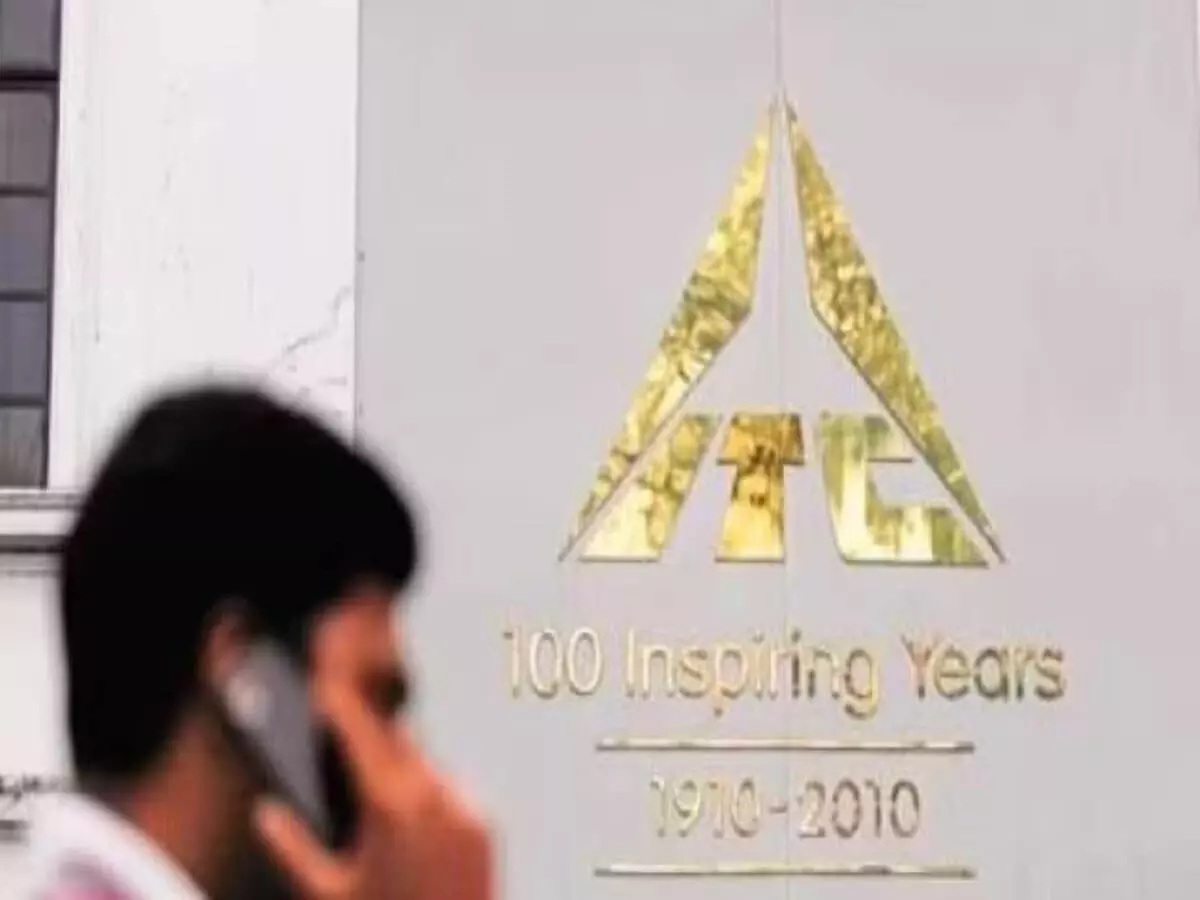 ITC के शेयर में आज -1.34% की गिरावट