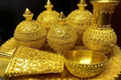 Gold price : भारत में आज सोने की कीमत में उछाल आई