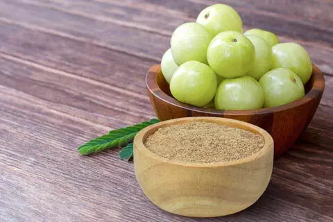 Amla पाउडर त्वचा को चमक प्रदान बल्कि स्वस्थ पाचन को बढ़ाता