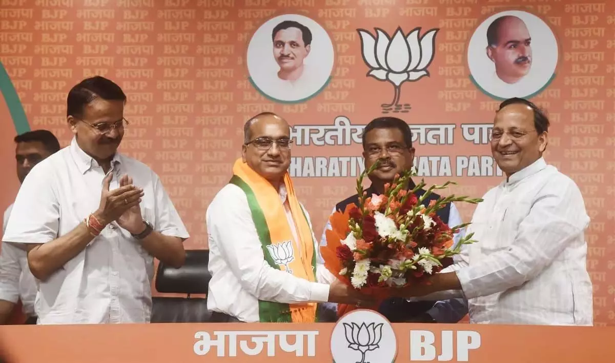 निष्कासित बीजद सांसद सुजीत कुमार BJP में शामिल