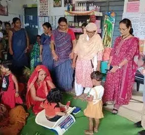 Anganwadi केंद्रों में 12 से शुरू होगा वजन त्यौहार