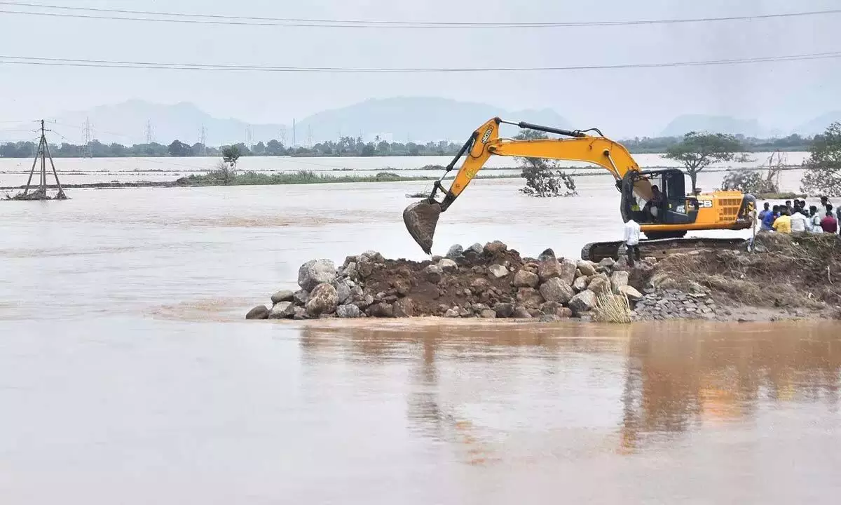 Andhra: सेना ने युद्ध स्तर पर बुडामेरु में नाकेबंदी शुरू की