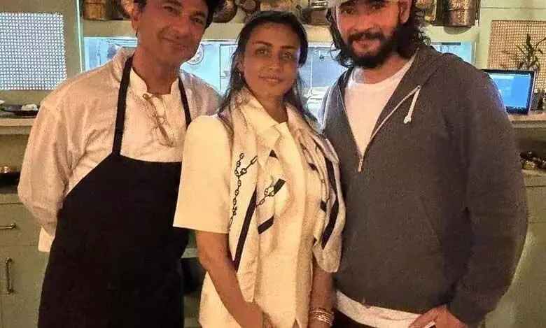 Namrata, Mahesh Babu न्यूयॉर्क में विकास खन्ना के रेस्तरां में गए