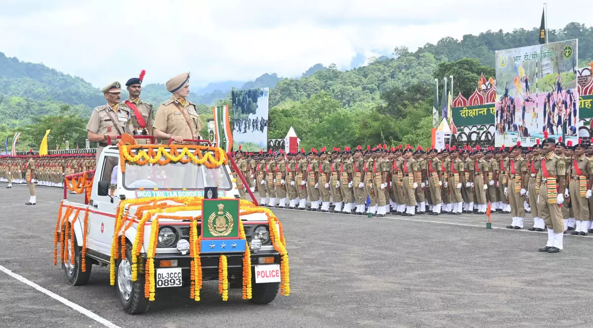 1,059 ITBP रिक्रूटों ने आरटीसी किमिन में पुरस्कार और औपचारिक प्रदर्शन