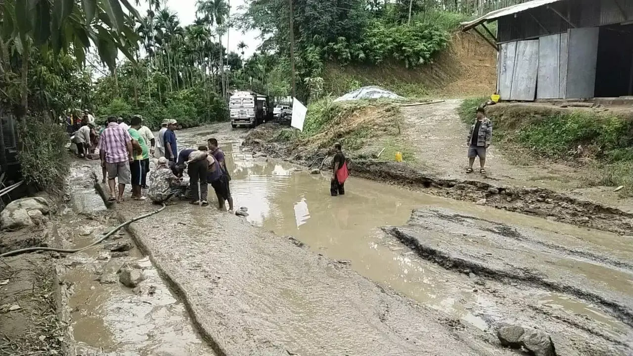 Mizoram :  सकावर्तुइचुन निवासियों को आइजोल में सड़कों की मरम्मत के लिए