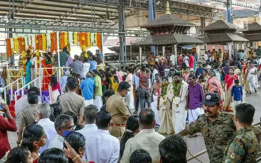 Guruvayur मंदिर में रविवार को सुपर ‘शादी’: रिकॉर्ड 354 जोड़े विवाह सूत्र में बंधे