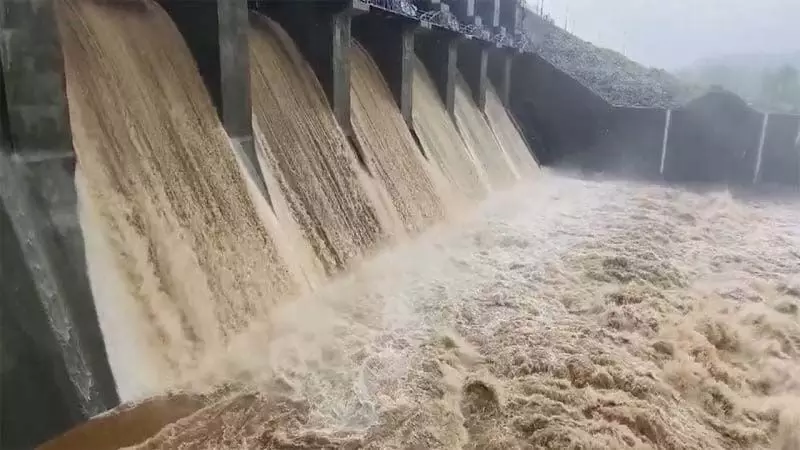 Rain in Surat : चार घंटे में दस  इंच बारिश से उमरपाड़ा जलमग्न