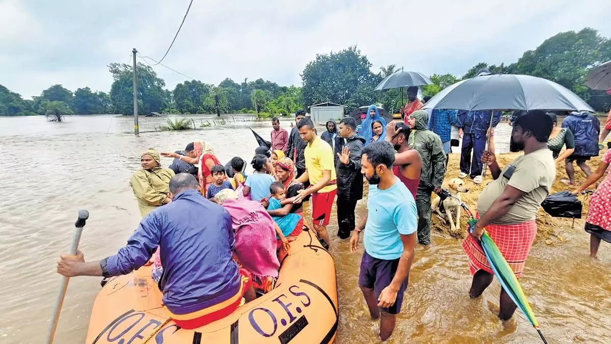 Odisha के मलकानगिरी में भारी बारिश