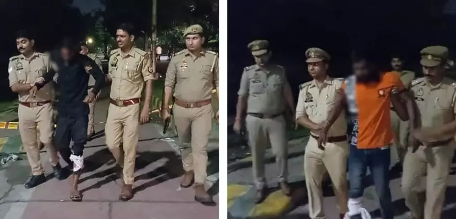 पुलिस ने तीन लुटेरों को गिरफ्तार किया, मोबाइल और अवैध हथियार बरामद