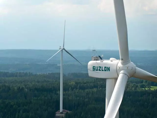 Suzlon Energy के शेयर में 5% बढ़ोतरी आई