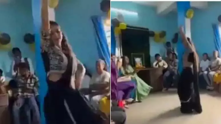 टीचर ने भोजपुरी गाने पर लगाए जोरदार ठुमके, धड़ल्ले से वायरल हुआ VIDEO