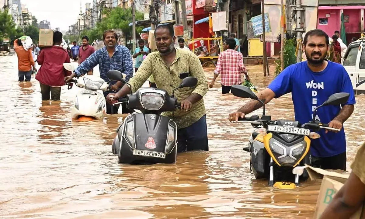 Central टीम ने आंध्र प्रदेश में बाढ़ से हुए नुकसान का आकलन किया