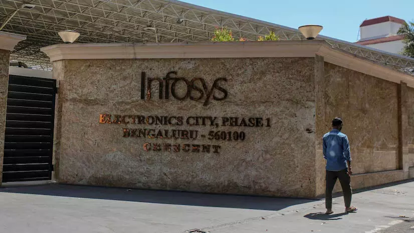 Infosys के शेयर में 0.36% की बढ़त आई