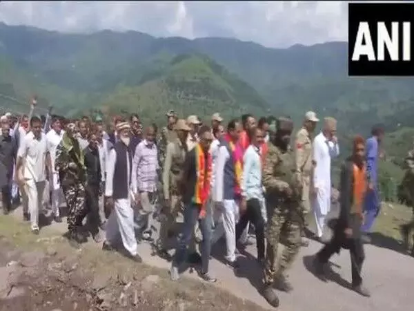 J-K: आगामी चुनावों की तैयारियों के बीच भाजपा ने पीर पंजाल रेंज में प्रचार किया