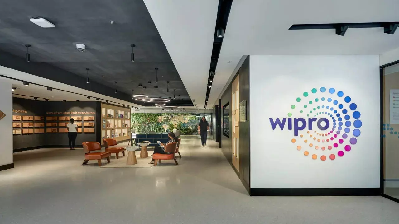 Wipro के शेयर में आज 1.36% की बढ़त हुई