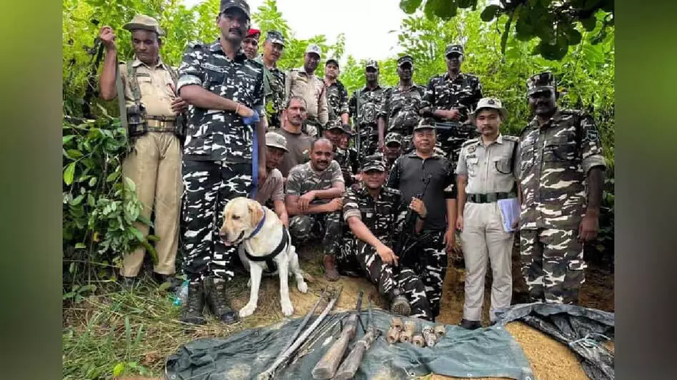 Assam : तमुलपुर जिले में भूटान सीमा के पास हथियार और गोला-बारूद जब्त