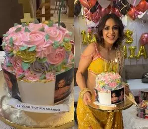 Nia Sharma ने टेलीविजन इंडस्ट्री में अपने 14 साल पूरे होने का जश्न मनाया