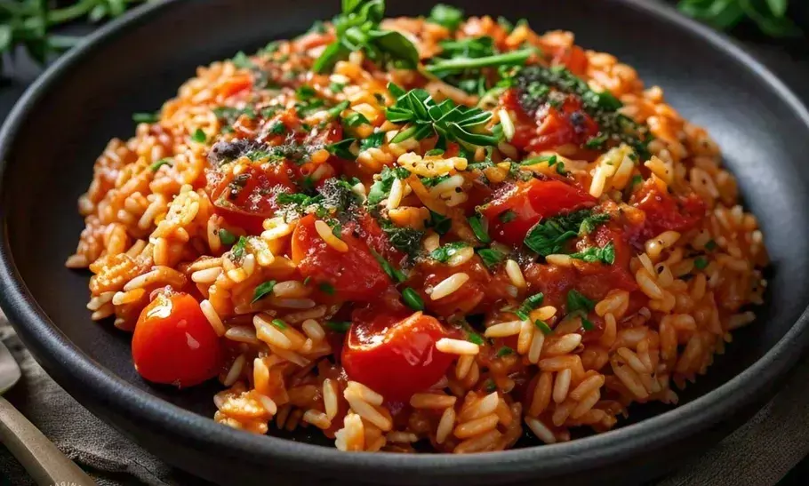 Tasty Tomato Rice: लंच या डिनर में  बनाएं होटल जैसे टोमेटो राइस