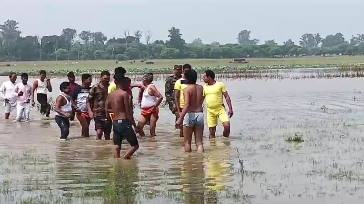 Sahibganj:  विसर्जन करने के दौरान नदी में डूबी चार बहनें, एक की मौत