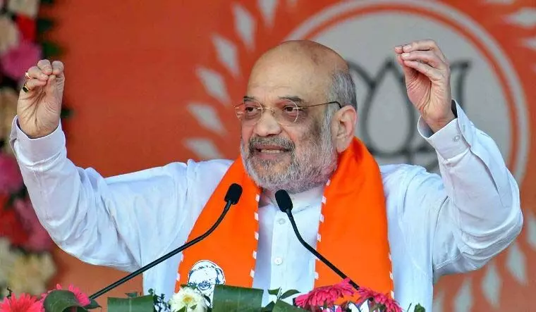 Amit Shah आज जम्मू-कश्मीर में तीन चुनावी रैलियों को संबोधित करेंगे