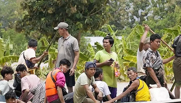 Myanmar: म्यांमार में बाढ़ से 113 लोगों की मौत, 64 लापता