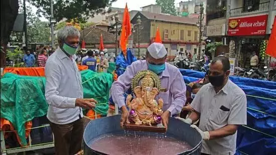 पुणे में मूर्ति विसर्जन स्थलों पर अग्निशमन विभाग के कर्मचारी तैनात रहेंगे