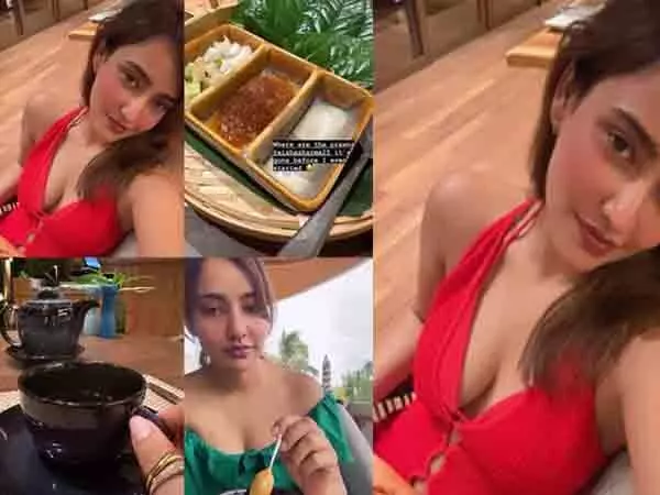 Neha Sharma को थाईलैंड में झींगा चोरी का सामना करना पड़ा