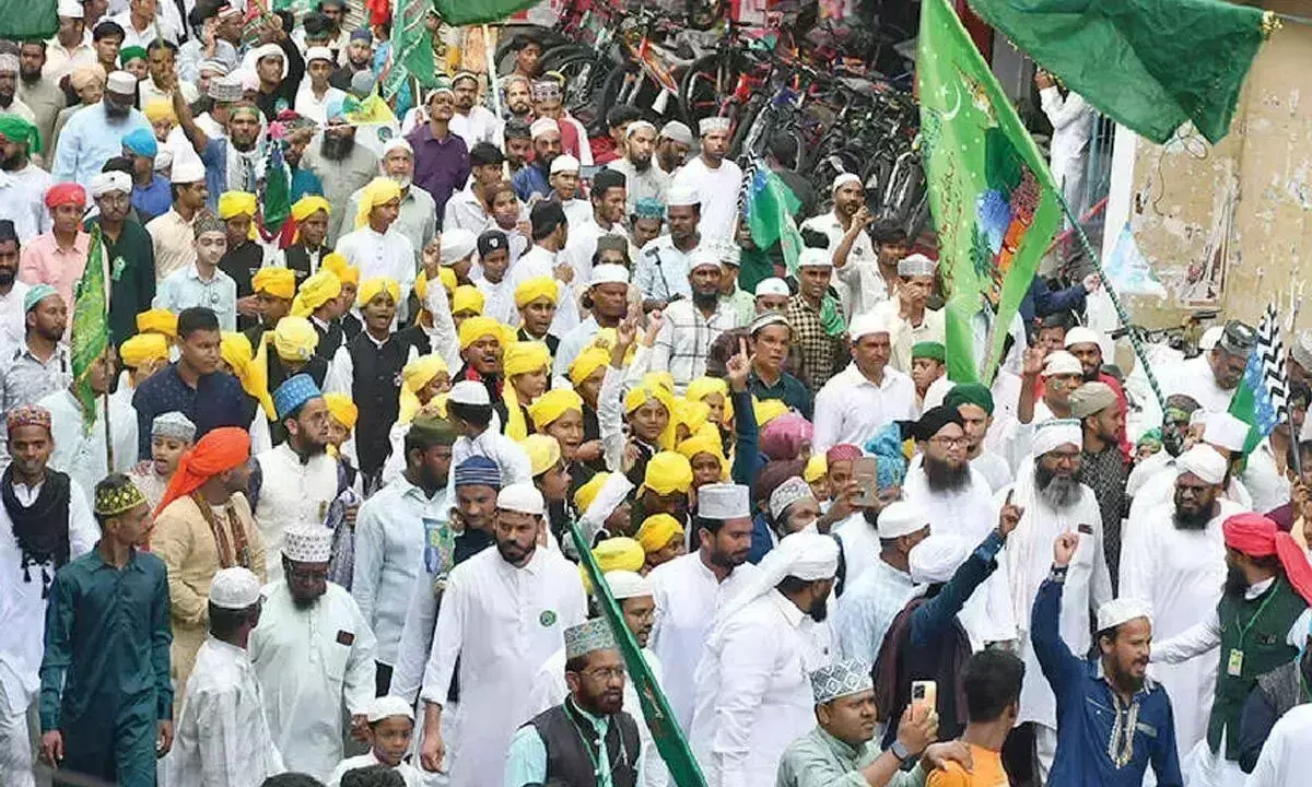 Milad-un-Nabi हर्षोल्लास के साथ मनाया गया