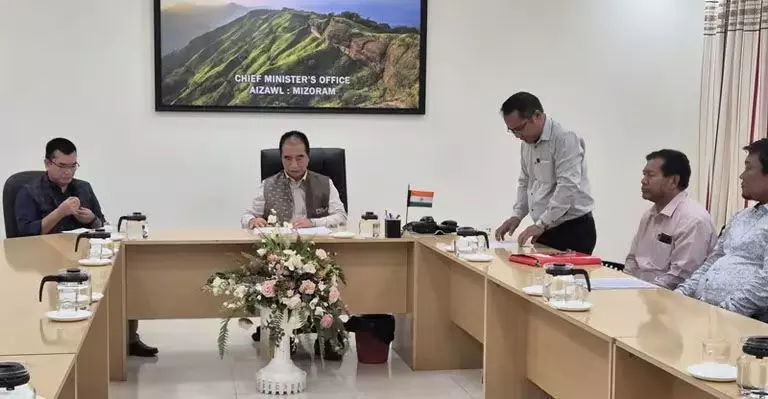 Mizoram के मुख्यमंत्री ने सड़क संकट के कारण तेल की कमी और नाकेबंदी पर कार्रवाई