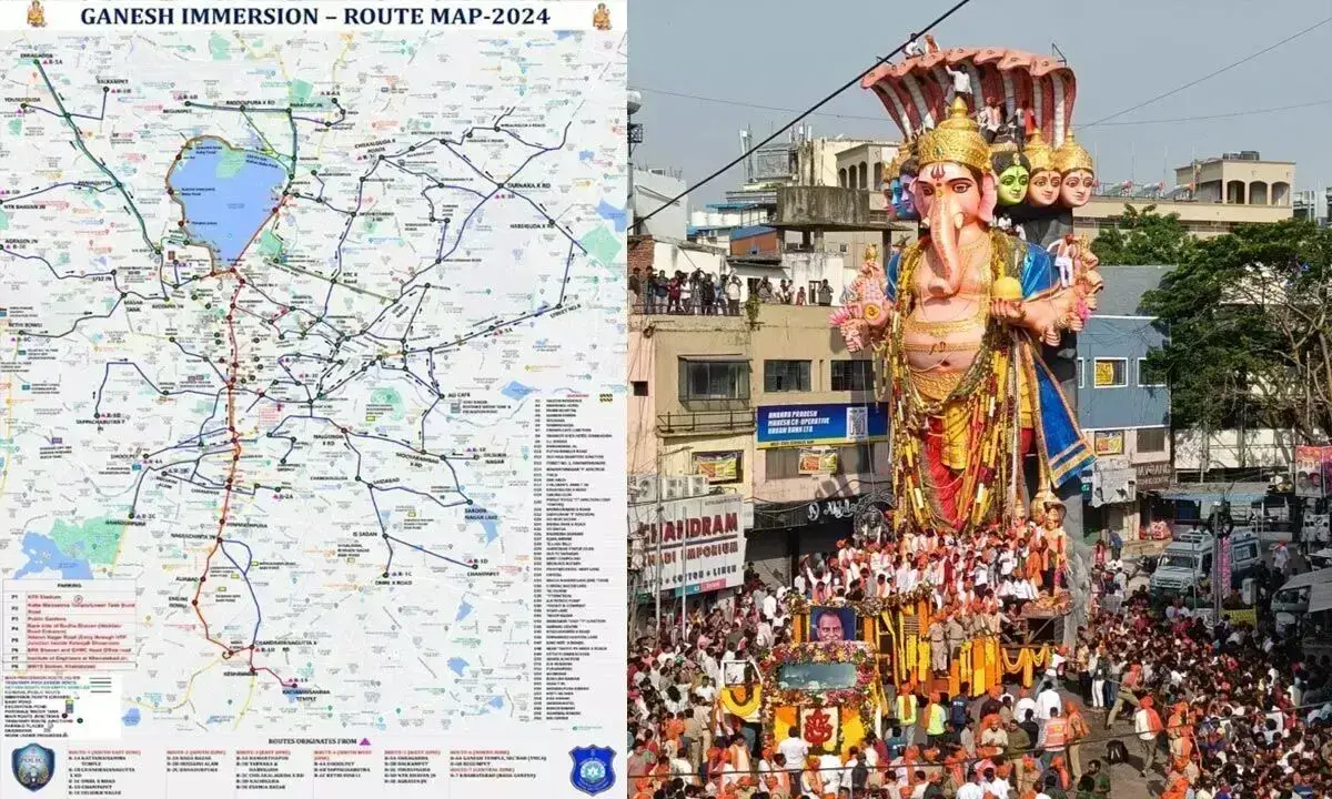 Ganesh विसर्जन जुलूस के लिए यातायात प्रतिबंध लगाए गए