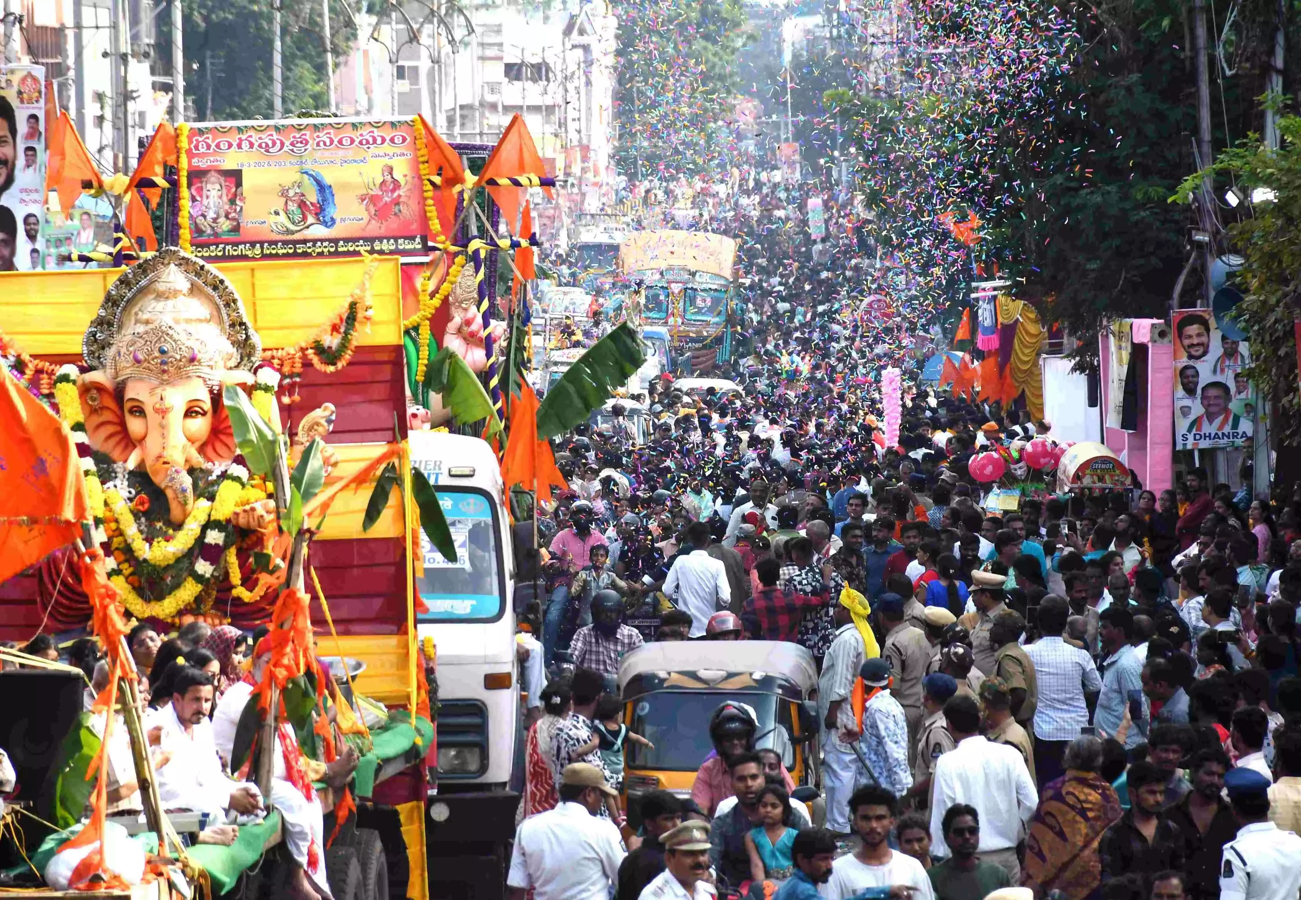 Telangana: विनायक सागर में उत्सवी आध्यात्मिकता का माहौल व्याप्त