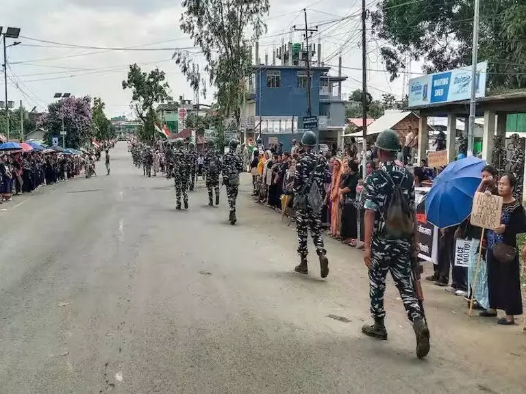 Manipur : उग्रवादियों द्वारा गांव पर गोलीबारी से मणिपुर में शांति भंग