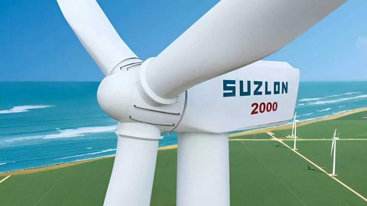 Suzlon के शेयर में -2.05% की गिरावट आई