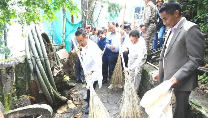 Sikkim : मुख्यमंत्री ने राज्य स्तरीय स्वच्छता ही सेवा अभियान 2024 का शुभारंभ किया