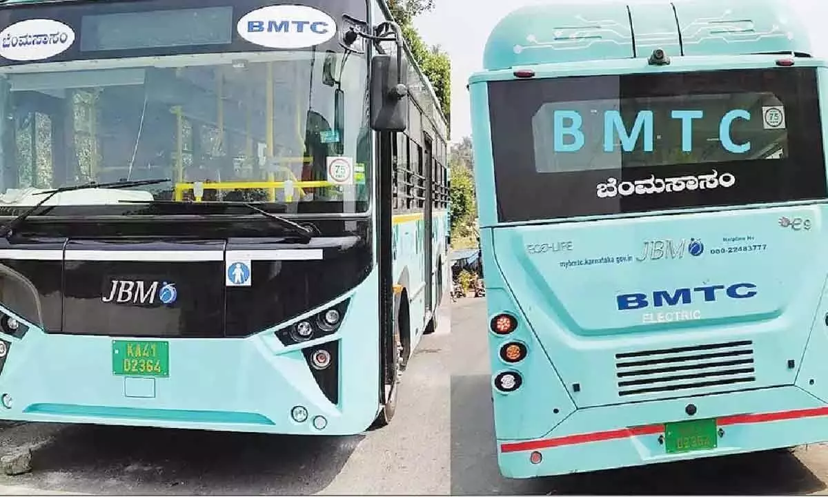 BMTC की इलेक्ट्रिक बसों की संख्या 1,000 के पार