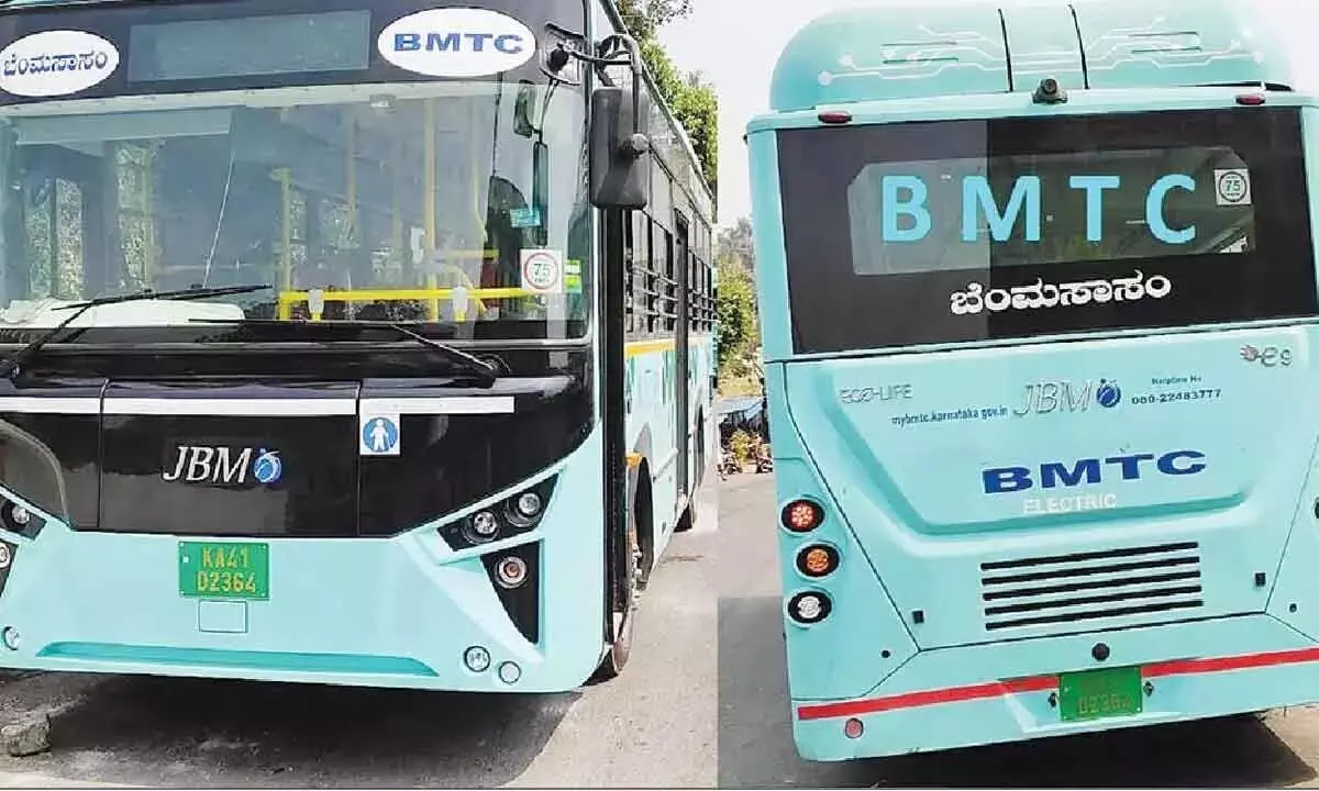 BMTC की इलेक्ट्रिक बसों की संख्या 1,000 के पार, राजधानी में वायु प्रदूषण में कमी