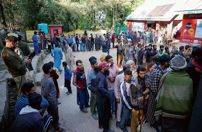 J&K: पहले चरण के दौरान मतदान प्रतिशत में 2014 से कोई महत्वपूर्ण बदलाव नहीं