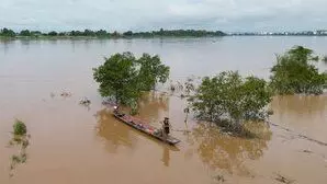 Laos के मौसम ब्यूरो ने निवासियों को बाढ़ के लिए तैयार रहने की चेतावनी दी