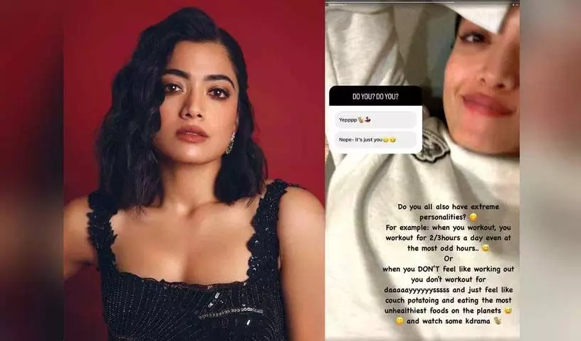 Rashmika Mandanna ने चरम व्यक्तित्व और अजीब समय पर वर्कआउट पर चर्चा की