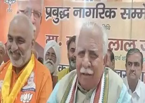 कांग्रेस की शैलजा और सुरजेवाला के BJP में शामिल होने पर हरियाणा के पूर्व सीएम खट्टर ने कही ये बात