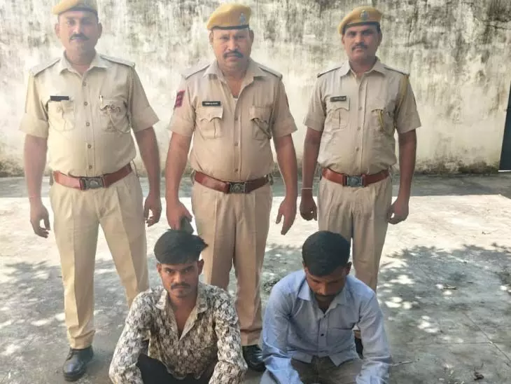 Sirohi पुलिस नाकाबंदी में युवक से लूट मामले में दो आरोपी गिरफ्तार